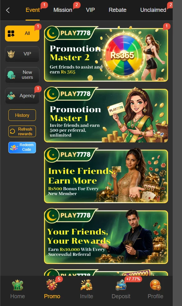 Play7778 Game