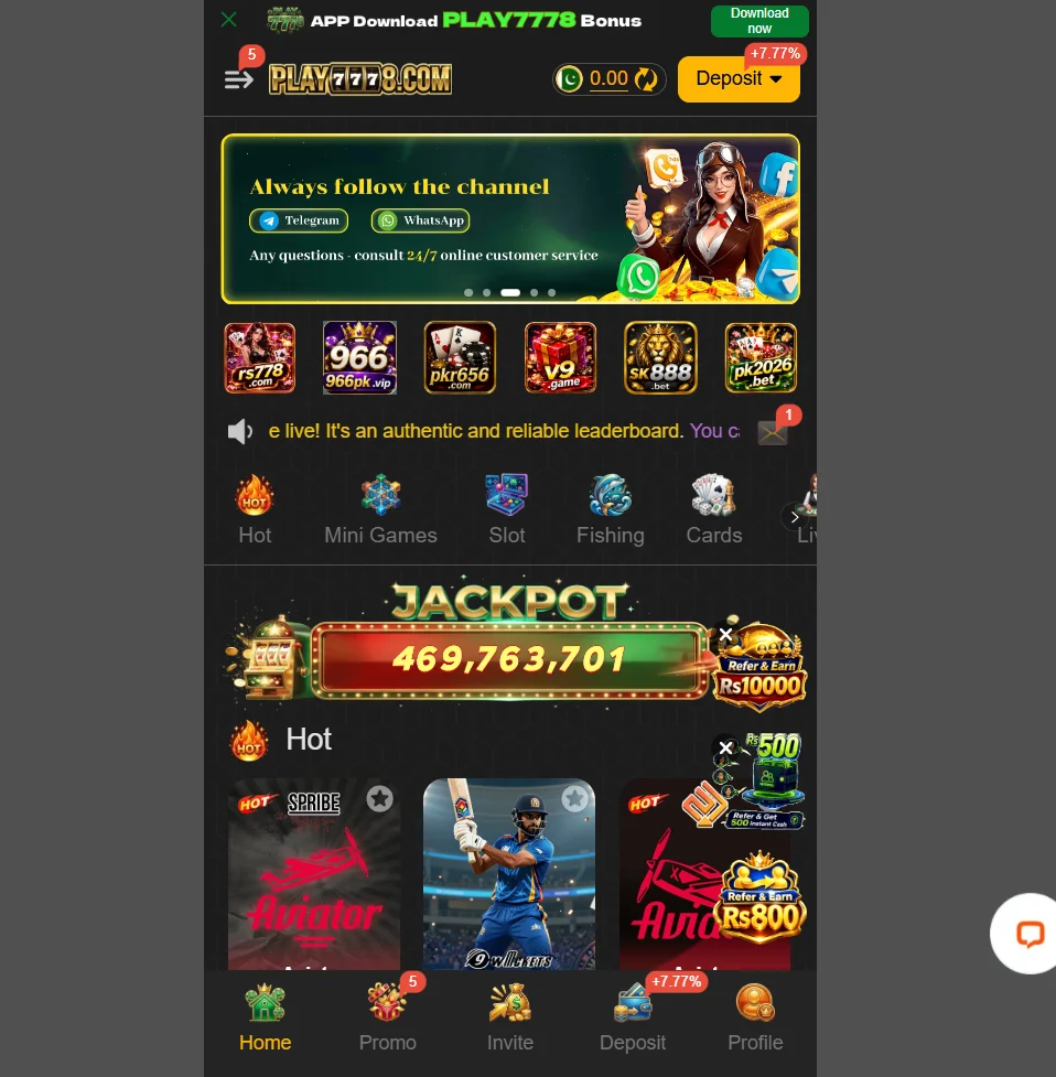 Play7778 Game